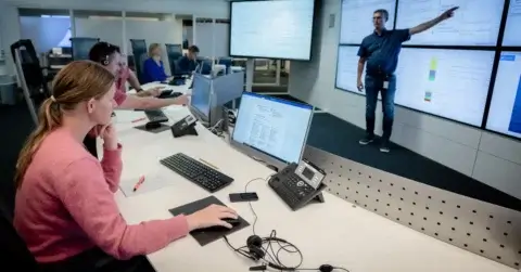 RESQ Emergency Coordination Center i Stavanger. Foto: Bjørn H Stuedal
