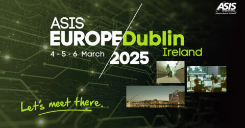 ASIS Europe 2025 exhibition in Dublin (Ireland).