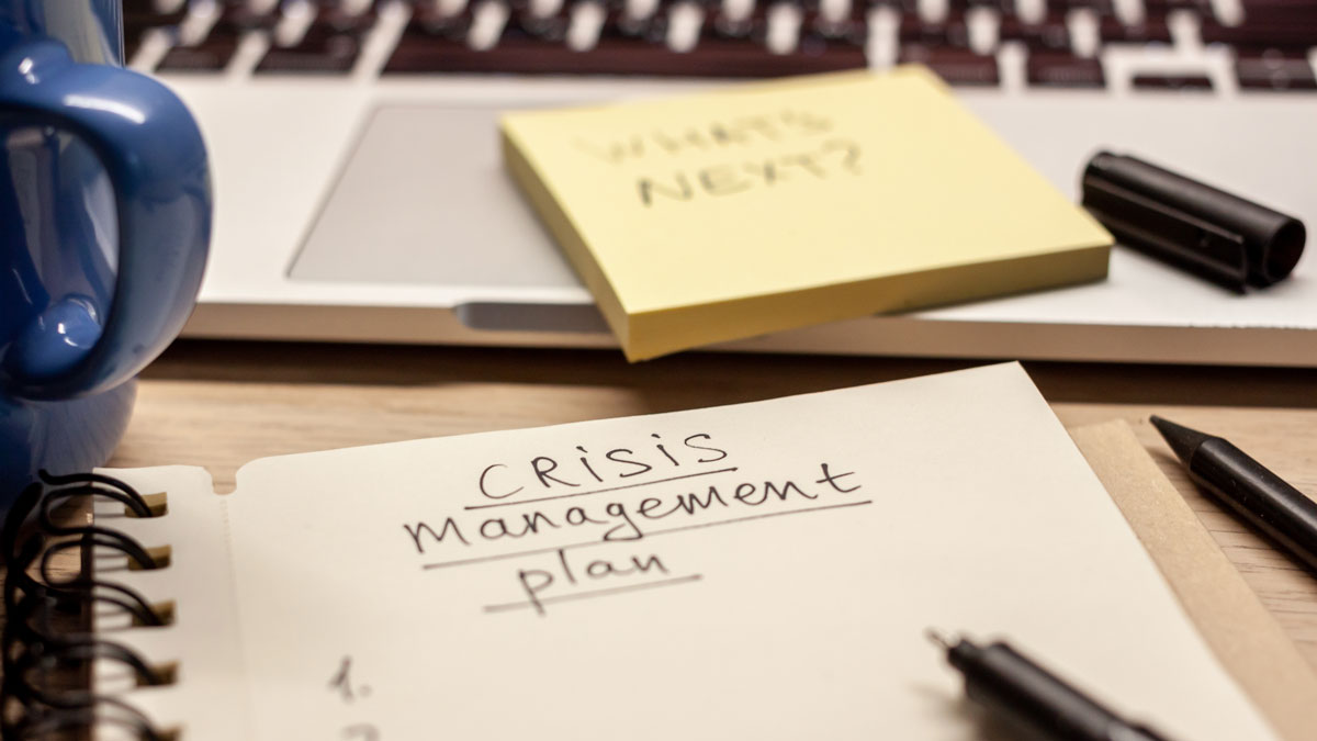 Crisis management plan. Photo: Adobe Stock