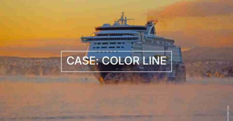 Bilde av en Color Line båt. Foto: Color Line