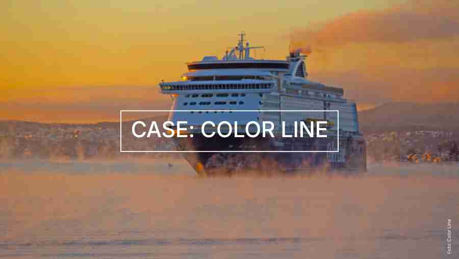 Bilde av en Color Line båt. Foto: Color Line