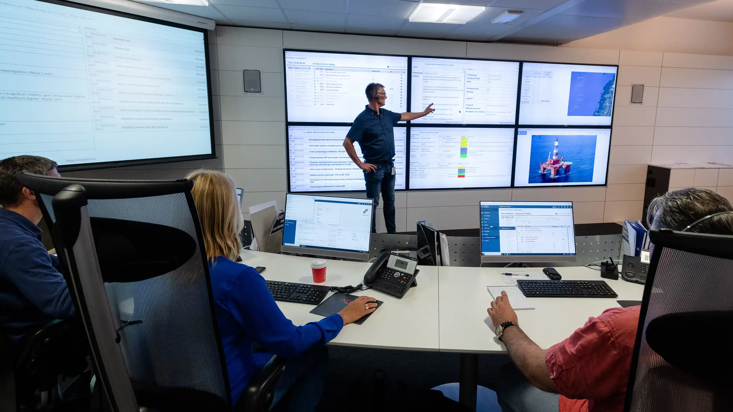 Øvelse ved Maersk Training